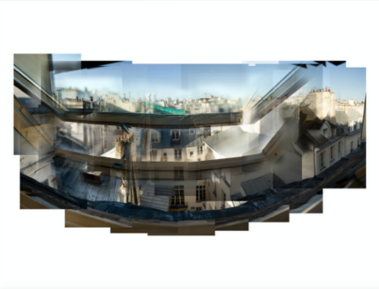 CHANG, Chung-Liang - Photomontage Series - The Blue Sky of St-Germain-des-près, Paris